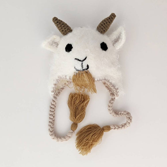 Huggalugs - Goat Earflap Beanie Hat