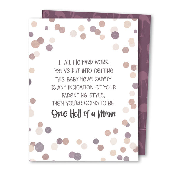 The Noble Paperie - Hard Work | IVF Infertility Support Mother New Baby Card