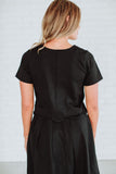 Honeysuckle - Madison Dress in Black