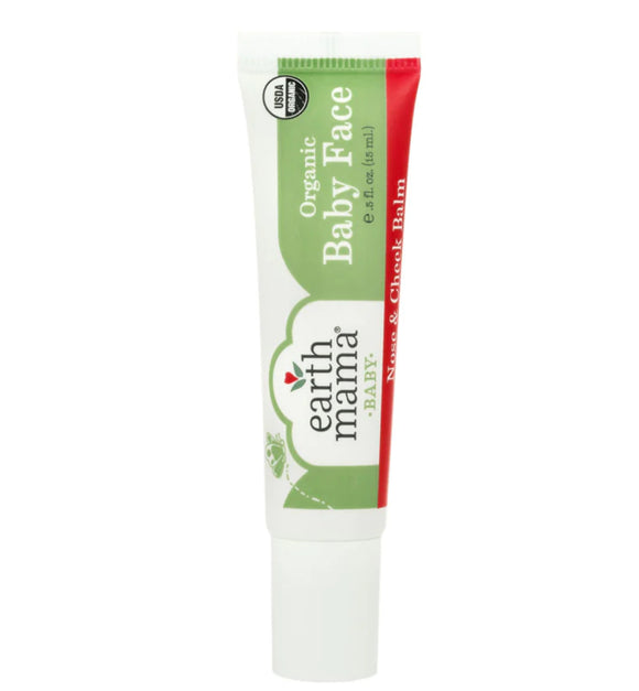Earth Mama - Organic Baby Face, Nose, & Cheek Balm - 0.5 oz