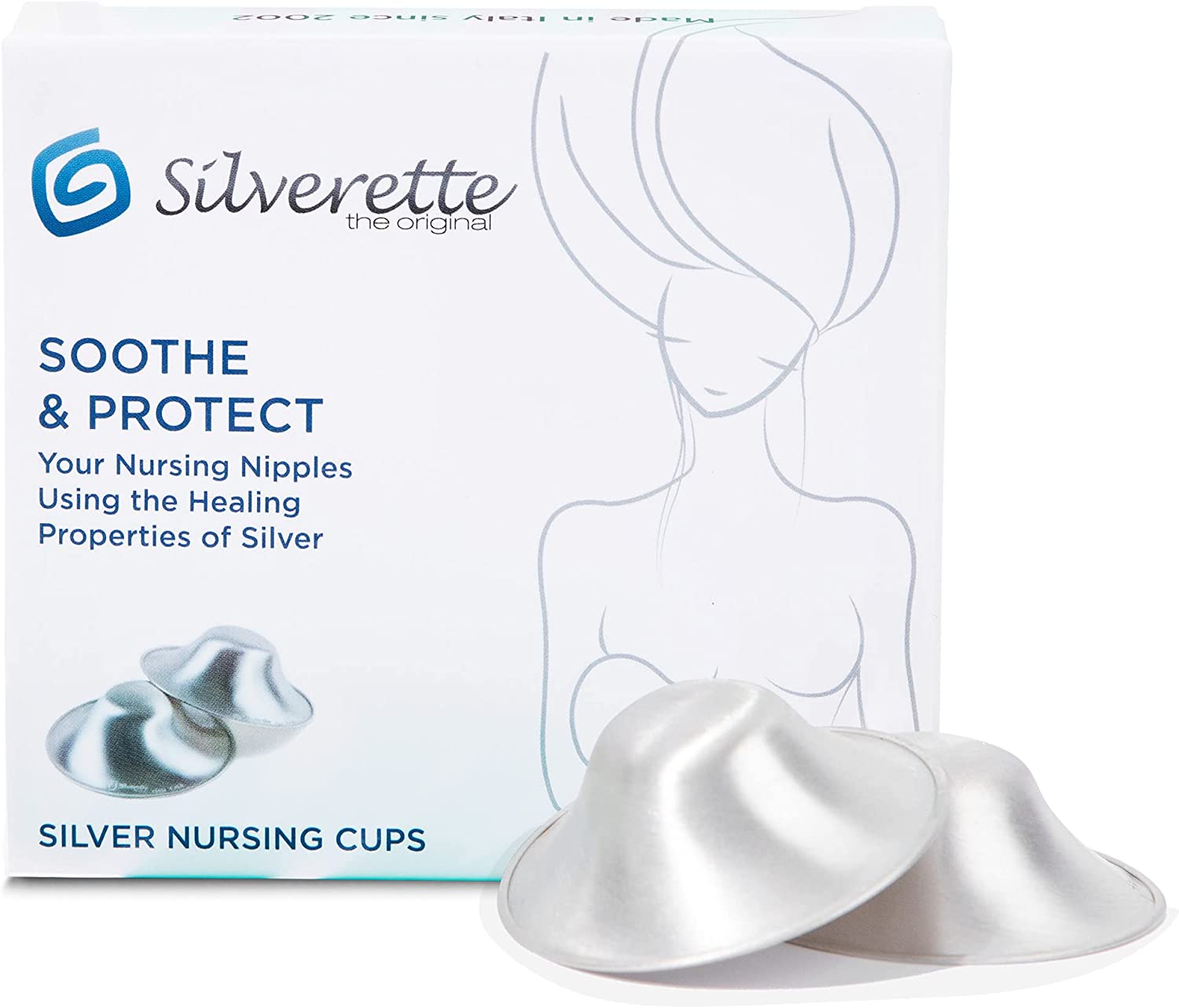  SILVERETTE The Original Silver Nursing Cups