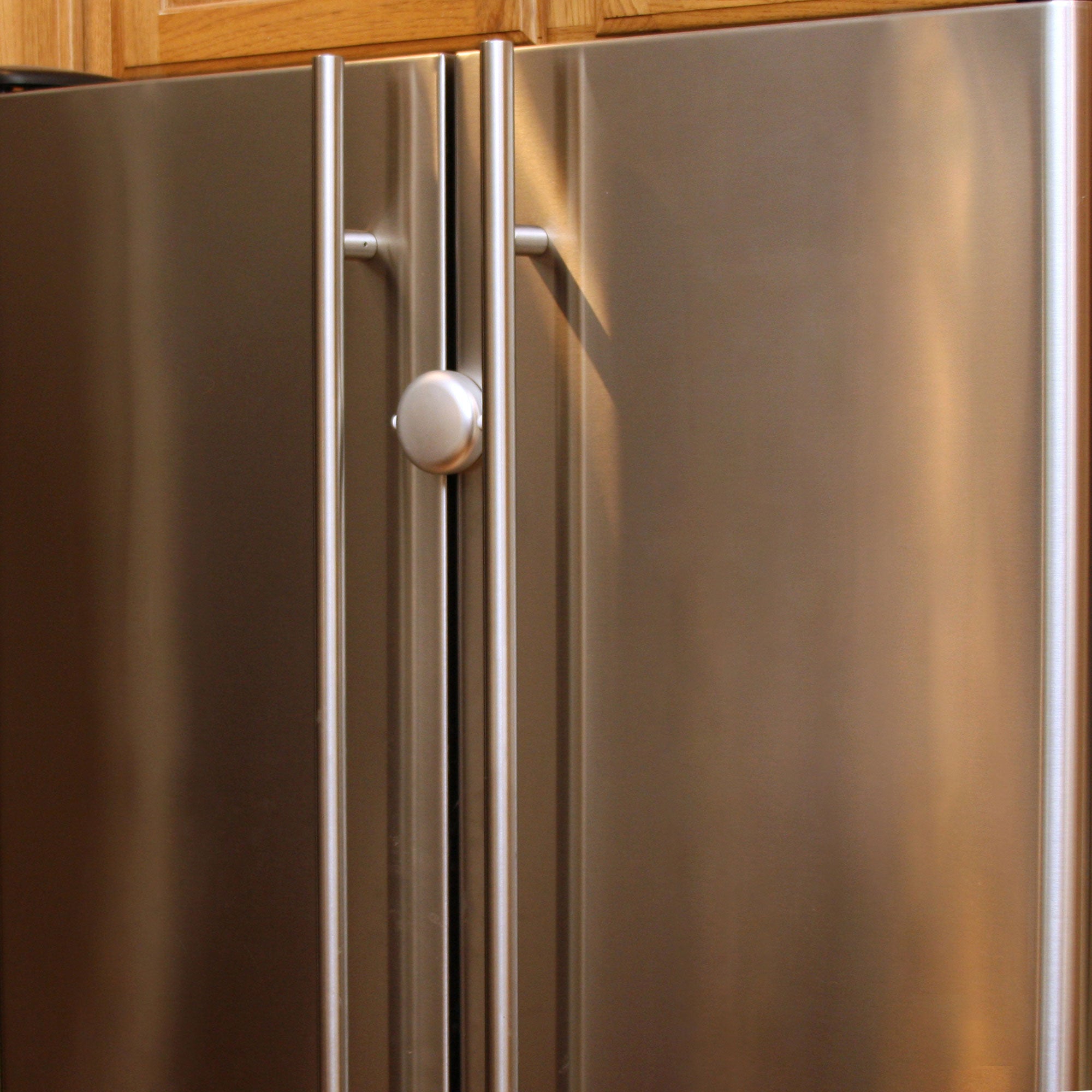 Bran 4 -piece Refrigerator Lock, Freezer Lock, Children's Safety Lock With  Kitchen Adhesive, Working